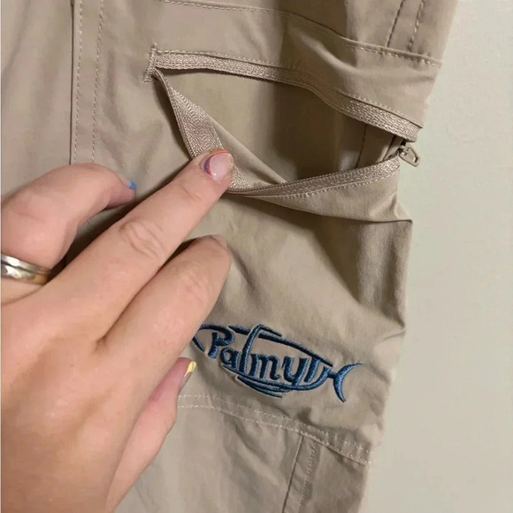 Palmyth Fishing Shorts Size Small Utility Cargo Quick Dry Water Sun Protect Nee - Picture 4 of 10